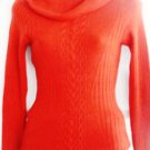 WOW COUTURE RUST OFF SHOULDER SWEATER, SIZE MED 10-12 WOW COUTURE RUST OFF SHOULDER SWEATER, SIZE MED 10-12