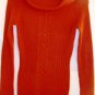 WOW COUTURE RUST OFF SHOULDER SWEATER, SIZE MED 10-12
