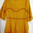 ARK & CO WOMEN'S GOLD METRIC BLOUSE, SIZES SM