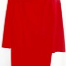 ELLEN TRACY WOMEN'S LONG SLEEVE RED DRESS W/ SHAWL COLLAR SIZE 6, 12 ELLEN TRACY WOMEN'S LONG SLEEVE RED DRESS W/ SHAWL COLLAR SIZE 6, 12