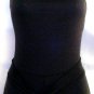 WOMEN'S BLACK STRAPLESS TUBE TOP JUMPSUIT, SIZES SM