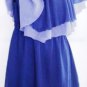 ESLEY WOMEN'S RUFFLE COLLAR OFF SHOULDER CHIFFON LAYER DRESS SIZE SM