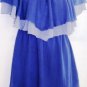 ESLEY WOMEN'S RUFFLE COLLAR OFF SHOULDER CHIFFON LAYER DRESS SIZE SM