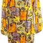 WISH SHEER WOMEN'S LONG SLEEVE MULTI-COLOR TOP SIZE MED