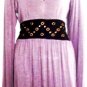 VFISH WOMEN'S GREY/BLACK V-NECK LONG SLEEVE DRESS SIZE SM, MED