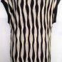 DOUBLE ZERO BLACK/WHITE STRIPE TUNIC SWEATER, SIZE SM 4-6, MED 8-10, LG 12-14