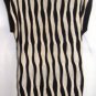 DOUBLE ZERO BLACK/WHITE STRIPE TUNIC SWEATER, SIZE SM 4-6, MED 8-10, LG 12-14