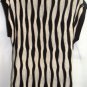 DOUBLE ZERO BLACK/WHITE STRIPE TUNIC SWEATER, SIZE SM 4-6, MED 8-10, LG 12-14