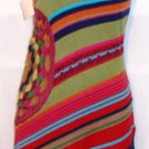 DOUBLE ZERO MULTI COLOR SLEEVELESS STRIPE TUNIC SWEATER, SIZE MED 8-10 DOUBLE ZERO MULTI COLOR SLEEVELESS STRIPE TUNIC SWEATER, SIZE MED 8-10