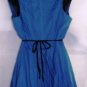 C LUCE BLUE SLEEVELESS WRAP BALLOON DRESS SIZE SM 4-6