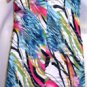 BALI SLEEVELESS MULTI- COLOR PINK A-LINE DRESS SIZE 4, 18
