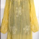 ESLEY LONG SLEEVE YELLOW TUNIC SIZE MED 8-10 ESLEY LONG SLEEVE YELLOW TUNIC SIZE MED 8-10