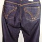 PZI BOOT LEG CUT WOMEN'S DARK DENIM JEANS, SIZES 4