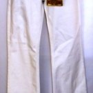 VIGOSS WOMEN'S WHITE RHINESTONE BOOT CUT DENIM JEANS SIZE'S, SM, MED, LG VIGOSS WOMEN'S WHITE RHINESTONE BOOT CUT DENIM JEANS SIZE'S, SM, MED, LG