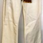 VIGOSS WOMEN'S WHITE RHINESTONE BOOT CUT DENIM JEANS SIZE'S, SM, MED, LG