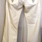 VIGOSS WOMEN'S WHITE RHINESTONE BOOT CUT DENIM JEANS SIZE'S, SM, MED, LG