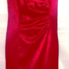SL FASHION WOMEN'S SLEEVELESS RED SHEALTH DRESS, SIZES MED-8, L-14