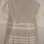 DEMOISELLE WHITE SHORT SLEEVE SHIRT SIZES, MED-10, L-14