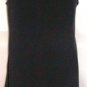 V FISH BLACK SLEEVELESS TUNIC, SIZE LG (14)