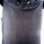 V FISH BLACK SLEEVELESS TUNIC, SIZE LG (14)