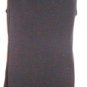 V FISH BLACK SLEEVELESS TUNIC, SIZE LG (14)