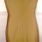 ELLEN TRACY WOMEN'S CAP SLEEVE TAN A-LINE DRESS SIZE, 6, 16