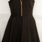 ARK & CO WOMEN'S SLEEVELESS BLACK ZIPPER DRESS W/ LAYER SKIRT SIZE, SM ARK & CO WOMEN'S SLEEVELESS BLACK ZIPPER DRESS W/ LAYER SKIRT SIZE, SM