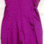 ADRIANNA PAPELL WOMEN'S MAROON SLEEVELESS BEADED NECK DRESS SIZE,10