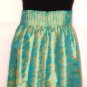 SANGRIA WOMEN'S TEAL GREEN /GOLD/BLACK SLEEVELESS COCKTAIL DRESS SIZE, 4, 8