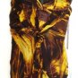 NINA AUSTIN WOMEN'S STRAPLESS MULTI COFFEE COLOR GOWN SIZE, MED