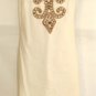 ELLEN TRACY WOMEN'S SLEEVELESS OFF WHITE SHEATH DRESS SIZE, 10, 14