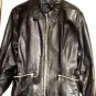 WILSON WOMEN'S WING COLLAR BLACK LEATHER JACKET SIZE, L