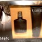 USHER 2 PC MEN 1 OZ COLOGNE & AFTERSHAVE GIFT SET