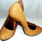 STEVE MADDEN WOMEN'S BLUSH PATENT SLIP ON DRESS HEELS SIZE 7m