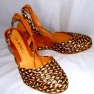VIA SPIGA ESPADRILLES WEAVE TOP WEDGE HEEL, SIZE 7M