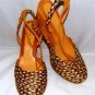 VIA SPIGA ESPADRILLES WEAVE TOP WEDGE HEEL, SIZE 7M