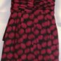 JESSICA SIMPSON STRAPLESS PINK/BLACK TUBE DRESS SIZE, 4, 12
