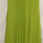 NINA AUSTIN LIME GREEN ONE-SHOULDER GOWN SIZE, L,