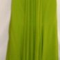 NINA AUSTIN LIME GREEN ONE-SHOULDER GOWN SIZE, L,