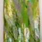 NINA AUSTIN MULTI-GREEN FLOWER FLORAL SLEEVELESS & OPEN BACK GOWN SIZE, SM