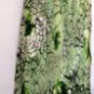 NINA AUSTIN SLEEVELESS MULTI-GREEN FLOWER GOWN W/ CHOCKER NECK SIZE, MED