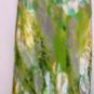 NINA AUSTIN MULTI-GREEN FLOWER FLORAL SLEEVELESS & OPEN BACK GOWN SIZE, SM