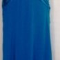 NINA AUSTIN MIDNIGHT BLUE SPAGHETTI STRAP GOWN SIZE, MED, L