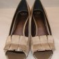 MADELINE LYDIA MUD OPEN TOE 3" WEDGE HEEL SIZE, 6, 7.5