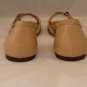 MADELINE HAVANA BONE OPEN TOE FLATS SIZE 10