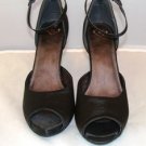 MADELINE WOMEN'S CAPRINA LILY BLACK 4" HEELS W/ OPEN TOE SIZE 6.5