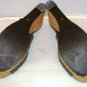 MADELINE WOMEN'S VELVET BLUSH OPEN TOE FASHION CORK HEEL SANDAL SIZE, 8, 9, 10