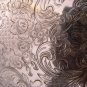 WM ROGERS SILVER-PLATE 13" ROUND RETICULATED & ETCHED SERVING PLATE