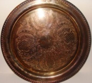 OLD VINTAGE F.B. ROGERS SILVER CO. SILVERPLATE SERVING TRAY OR PLATTER