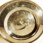 WM ROGERS VINTAGE 12" SILVER PLATE SERVING PLATTER W/ ROPE EDGING RIM